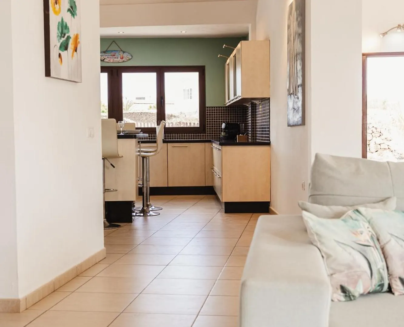 Villa Buena Vista With Heated Indoor Pool In El Roque La Oliva